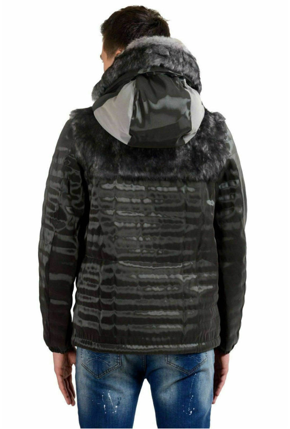 Moncler Men's Fur Goose Down Full Zip Hooded Jacket: Picture 3