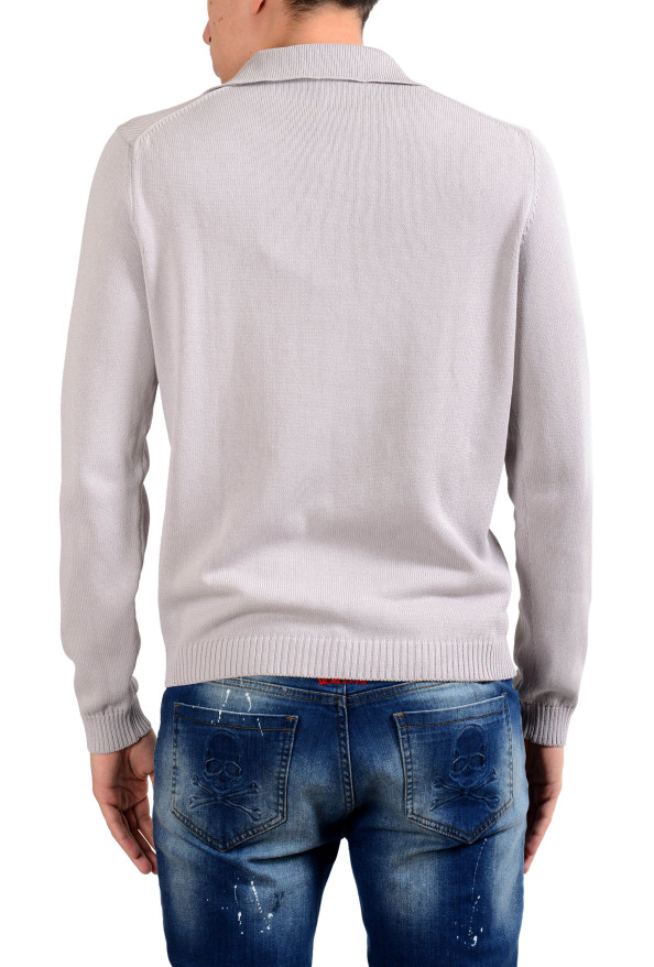 Malo Men's Cloud Gray Pullover Sweater: Picture 5