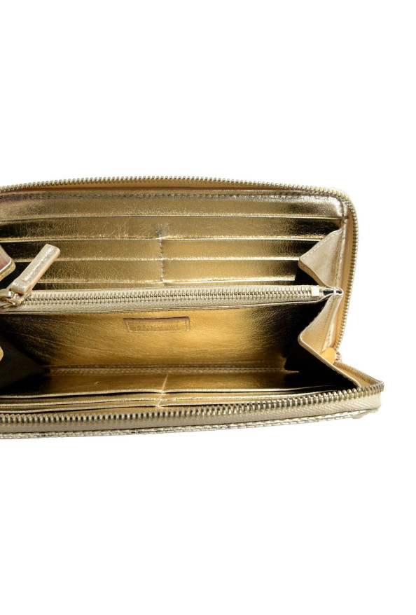 Versace 100% Leather Gold Women's Wallet: Picture 4