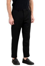 Hugo Boss "Gains-WG" Men's 100% Wool Black Slim Dress Pants: Picture 2