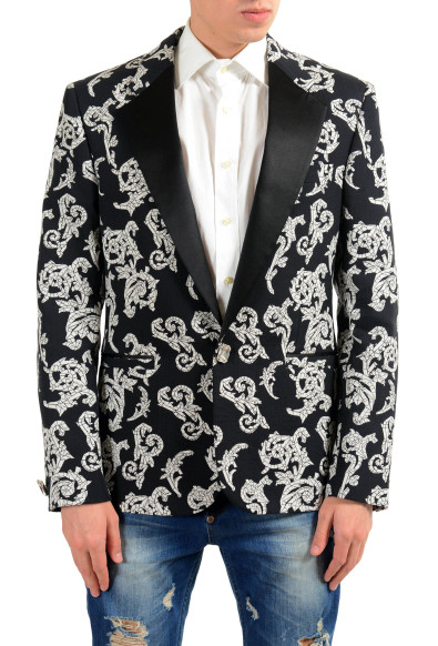 Versace Men's Silk Jacquard Blazer Sport Coat