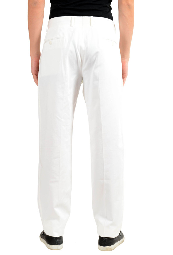 Dolce & Gabbana Men's White Pleated Dress Pants: Picture 3
