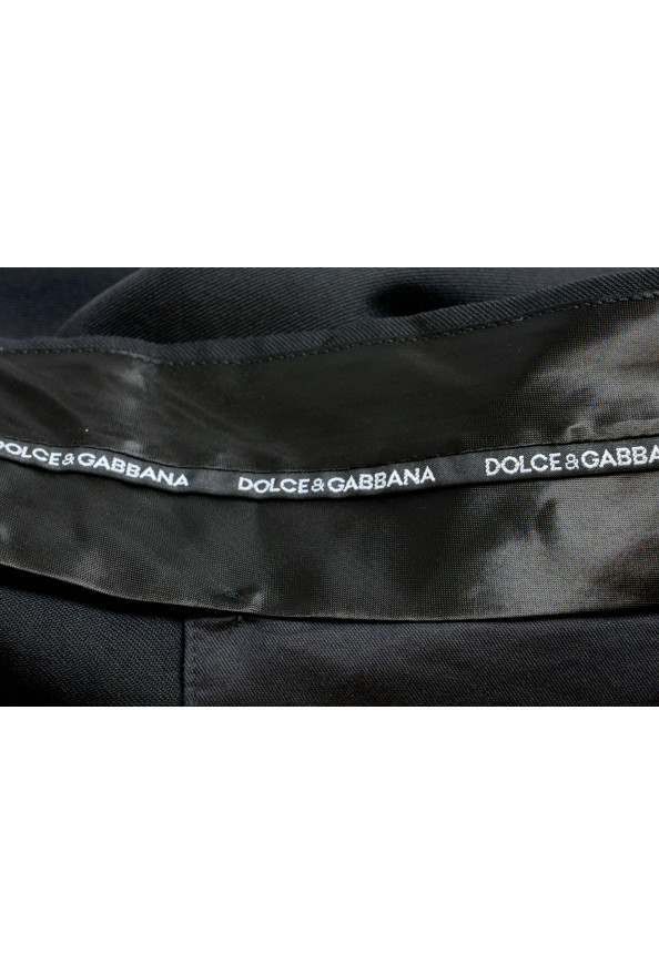 Dolce & Gabbana Men's Black Wool Dress Pants: Picture 4