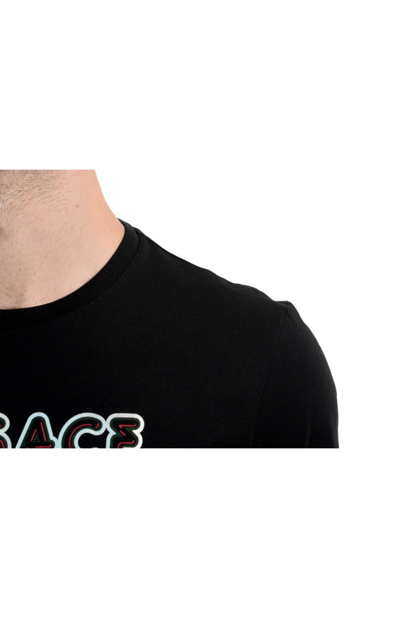 Versace Collection Men's Black Graphic Crewneck T-Shirt: Picture 3