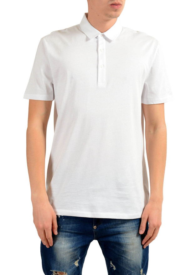 Versace Collection Men's White Short Sleeve Polo Shirt