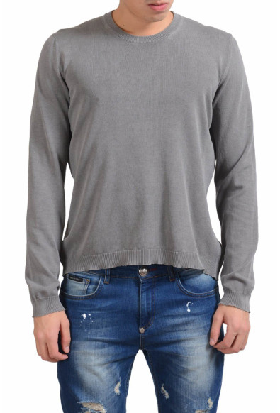 Malo Men's Gray Crewneck Sweater