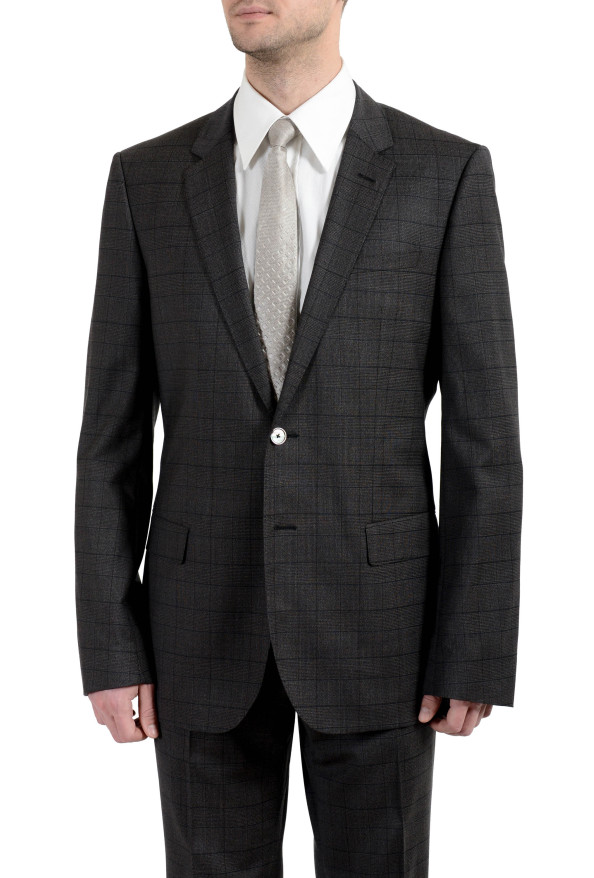 Hugo Boss "C-Hutson1/C-Gander" Men's Wool Plaid Two Button Suit: Picture 9