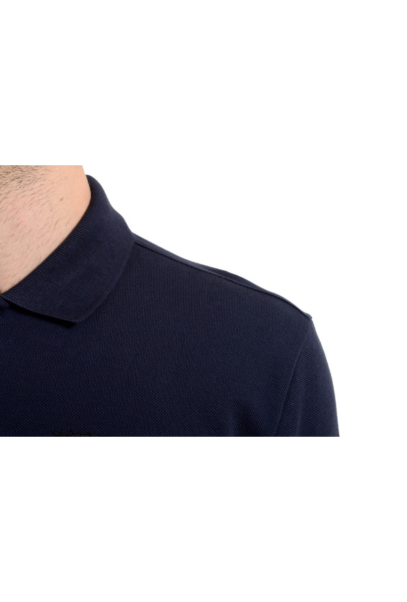 Versace Collection Men's Navy Blue Logo Short Sleeve Polo Shirt: Picture 3