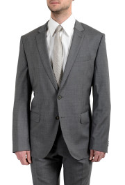 Hugo Boss "Huge6/Genius4" Men's 100% Wool Gray Two Button Suit: Picture 10