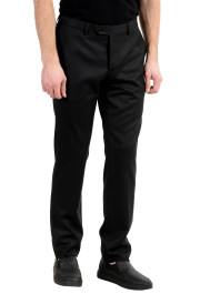 Versace Collection Men's 100% Wool Black Dress Pants: Picture 4