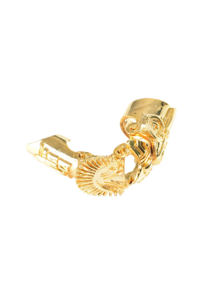 Just Cavalli Unisex Gold Metal Ring: Picture 2