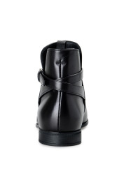Prada Men's "2TC029" Black Leather Ankle Boots Shoes: Picture 8
