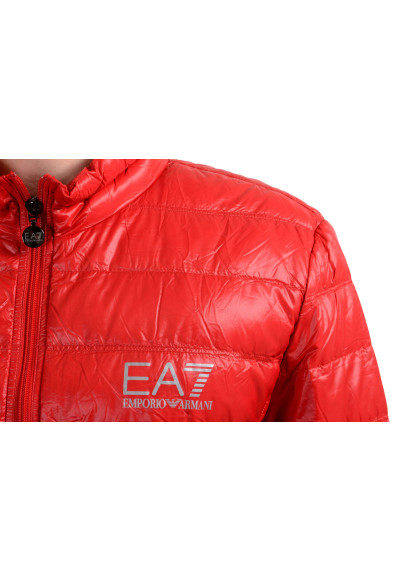 Emporio Armani EA7 Men's Red Duck Down Full Zip Light Parka Jacket: Picture 2