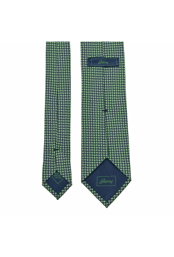 Brioni Men's Multi-Color 100% Silk Geometric Print Neck Tie: Picture 4