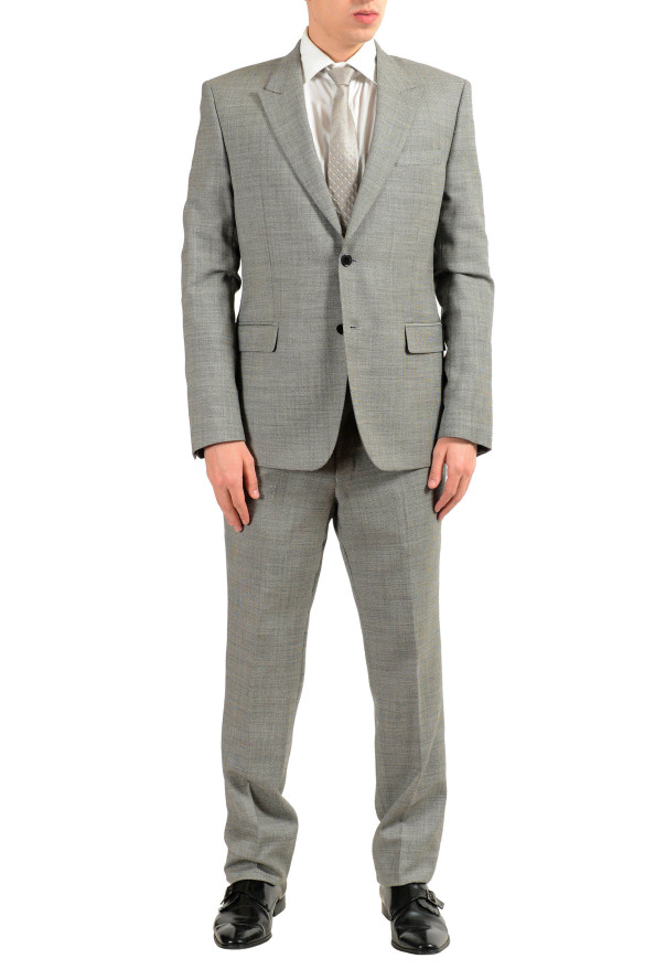 Versace Collection Men's 100% Wool Gray Two Button Suit 