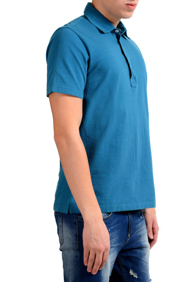 Malo Men's Blue Short Sleeve Polo Shirt: Picture 2