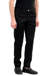 Versace Men's 100% Wool Black Dress Pants: Picture 2