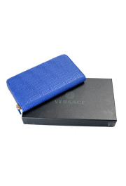 Versace 100% Leather Blue Women's Wallet: Picture 3