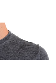 Roberto Cavalli Men's 100% Wool Gray Crewneck Sweater: Picture 3