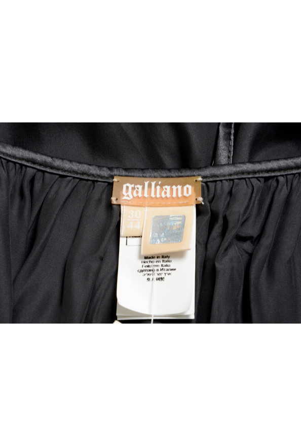 John Galliano Women's Gray 100% Silk Flare Dress: Picture 5