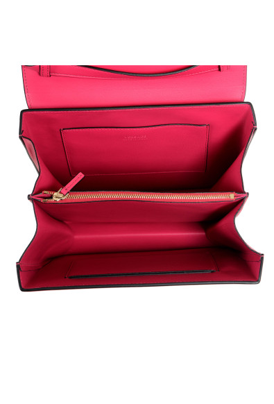 Versace Women's Red Fuchsia Leather Medusa Handbag Shoulder Bag: Picture 2