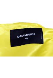 Dsquared2 Men's Bright Yellow Full Zip Down Vest: Picture 5