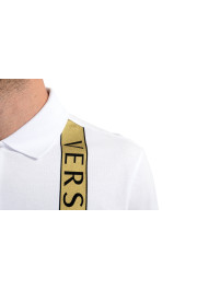 Versace Collection Men's White Short Sleeve Polo Shirt: Picture 5