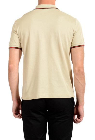 Malo Men's Beige Short Sleeve Polo Shirt: Picture 2