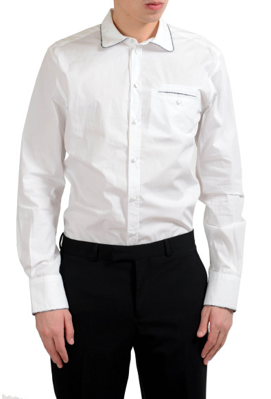 Dolce & Gabbana Men's Silk White Dress Shirt