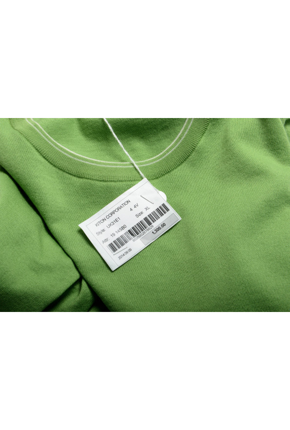 Kiton Men's Green Crewneck Pullover Sweater : Picture 6