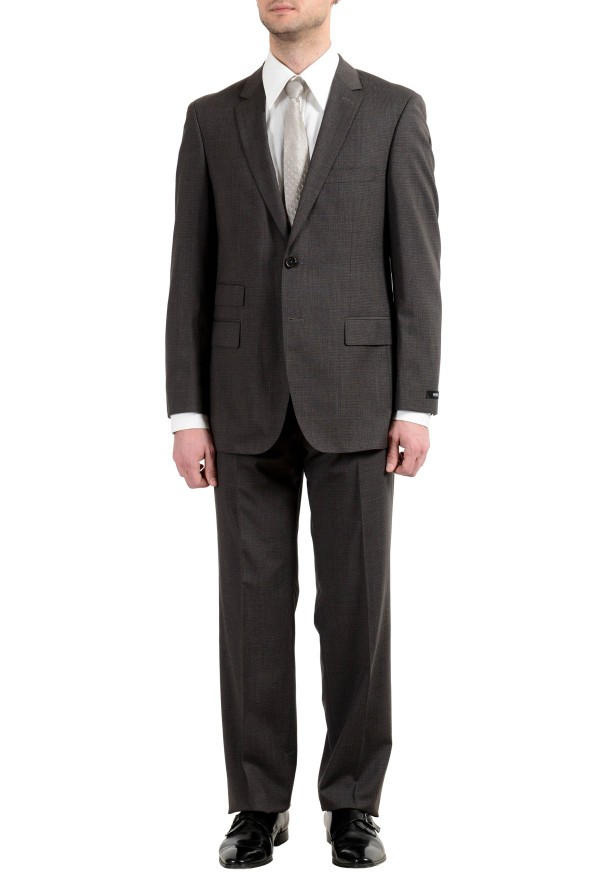 Hugo Boss "Edison2/Power" Men's 100% Wool Brown Two Button Suit
