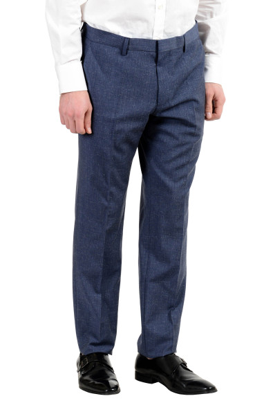 Hugo Boss "Huge6/Genius5" Men's Linen Silk Wool Slim Blue Two Button Suit: Picture 2