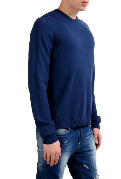 Malo Men's Navy Blue Crewneck Pullover Sweater: Picture 2