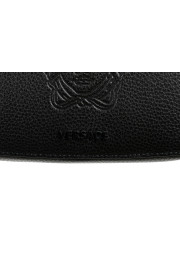 Versace Women's Black Medusa Textured Leather Crossbody Bag: Picture 6