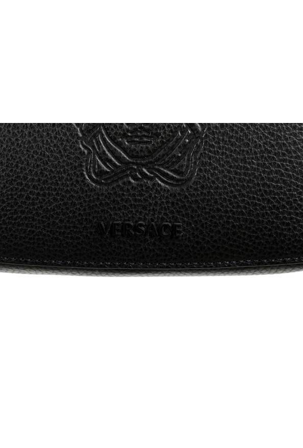Versace Women's Black Medusa Textured Leather Crossbody Bag: Picture 6