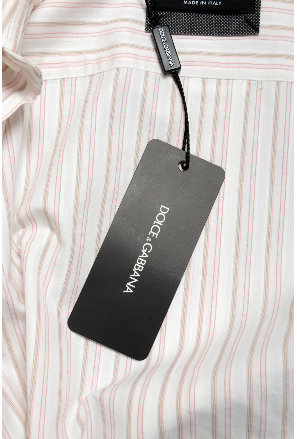 Dolce & Gabbana Men's Striped Long Sleeve Dress Shirt : Picture 5