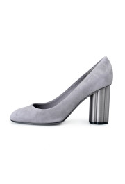Salvatore Ferragamo Women's Lucca 85 Suede Leather High Heel Pumps Shoes: Picture 6