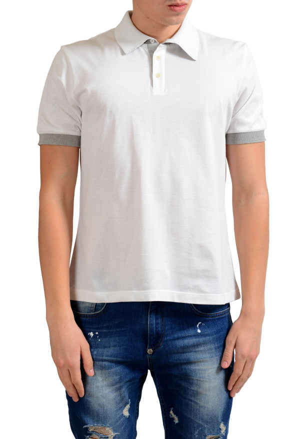 Malo Men's White Short Sleeve Polo Shirt 