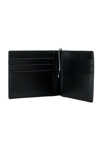 Versace Men's 100% Leather Black Money Clip Wallet: Picture 2