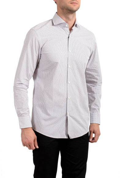 Hugo Boss Men's "Mark US" Sharp Fit Plaid Long Sleeve Dress Shirt