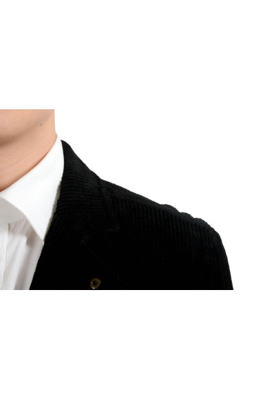 Dolce & Gabbana Men's Black Corduroy Three Button Blazer Sport Coat: Picture 2