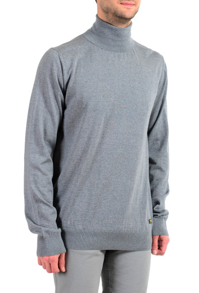 Versace Men's 100% Wool Gray Turtleneck Pullover Sweater: Picture 2