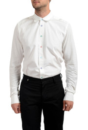 Malo Men's White Long Sleeve Dress Shirt: Picture 3