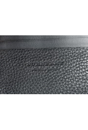 Burberry Unisex Black Perforated Leather Bifold Wallet: Picture 4
