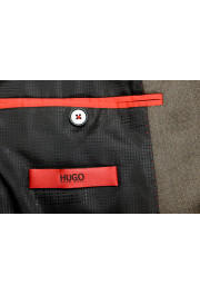 Hugo Boss "Adwart/Wilard/H/ets" Men's 100% Wool Brown Three Piece Suit: Picture 15