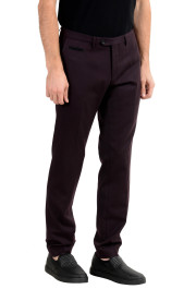 Hugo Boss "Wilhelm3" Men's 100% Wool Dark Purple Dress Pants : Picture 3
