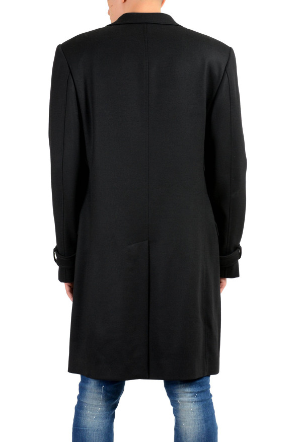 Just Cavalli Men's Wool Black Three Button Coat: Picture 3