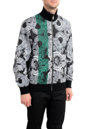 Versace Men's Wool Reversible Full Zip Windbreaker Jacket : Picture 6