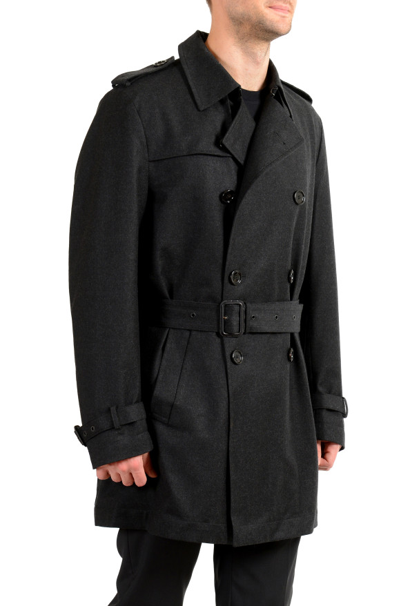Hugo Boss Men's "Dan6_1" Wool Water Repellent Double Breasted Coat: Picture 2