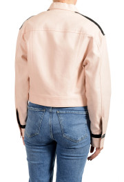 Versace Women's Pink Full Zip Denim Jacket: Picture 5